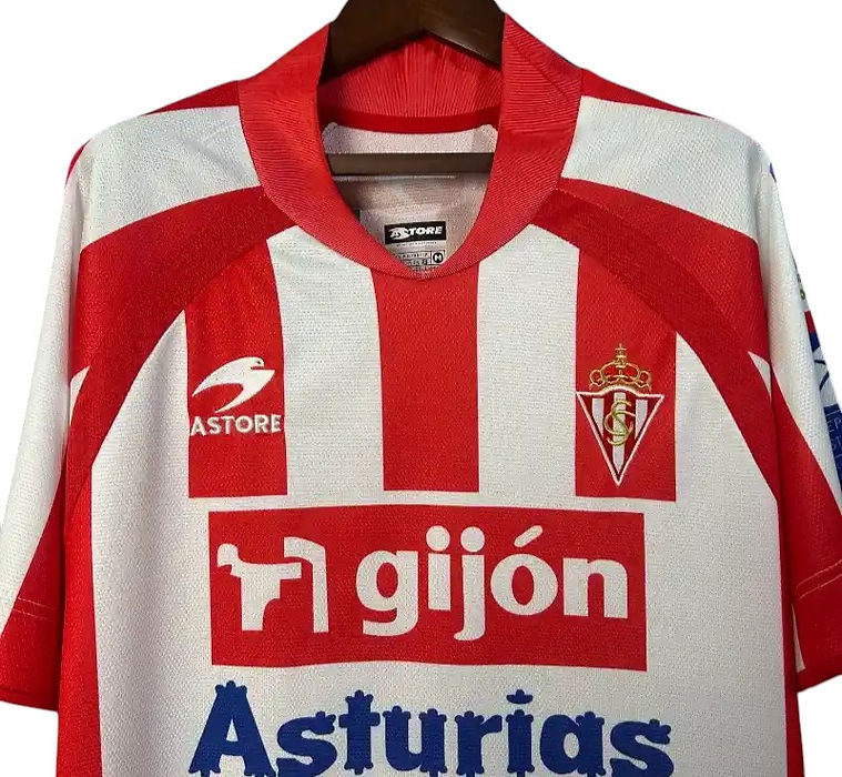 Retro Sporting Gijón Home Shirt 2008/2009 - Retro Shirt Stories