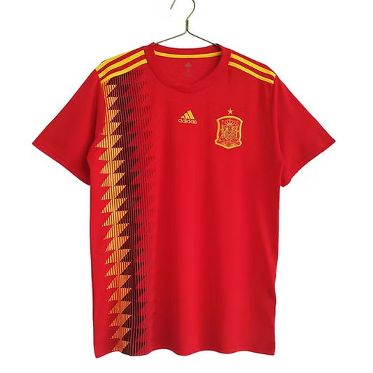 Retro Spain Home Shirt 2018 - Retro Shirt Stories