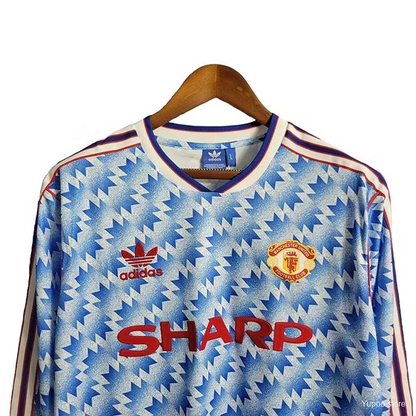 Retro Manchester United LS Away Shirt 1990/1992 - Retro Shirt Stories