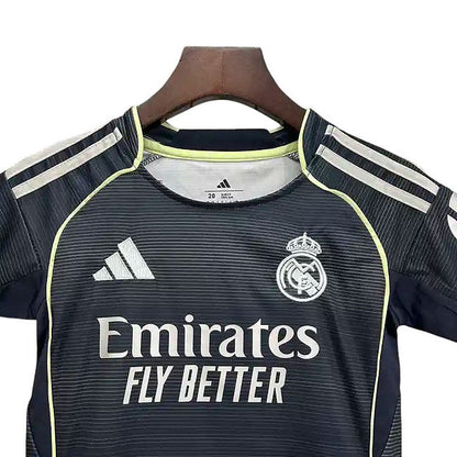 Real Madrid Away Kids Kit 2025/2026 - Retro Shirt Stories