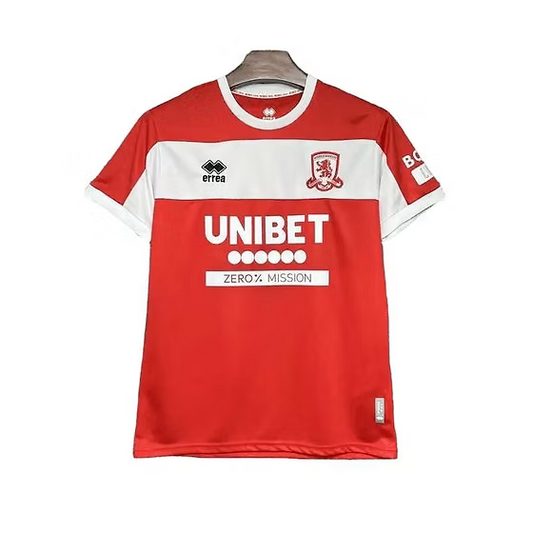Middlesbrough Home Shirt 2024/2025 - Retro Shirt Stories