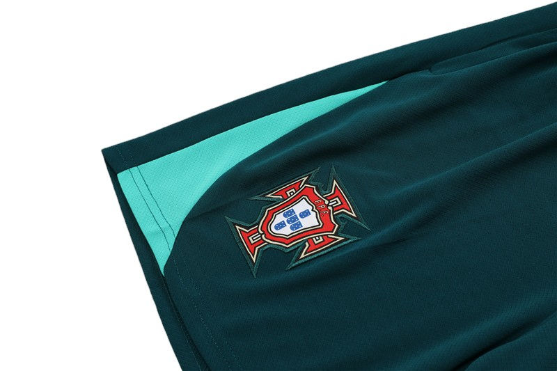 Portugal 2024 Kids Training Kit Green - Retro Shirt Stories