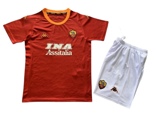 Retro Roma Home Kids Kit 2000/2001 - Retro Shirt Stories