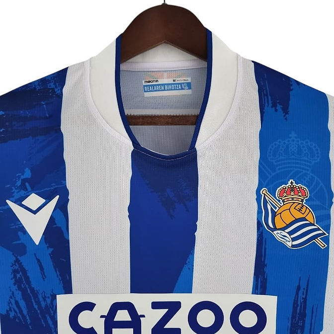Real Sociedad Home Shirt 2022/2023 - Retro Shirt Stories