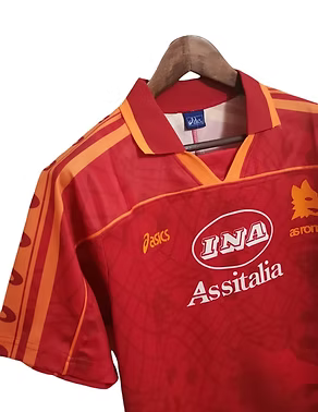 Retro Roma Home Shirt 1995/1996 - Retro Shirt Stories