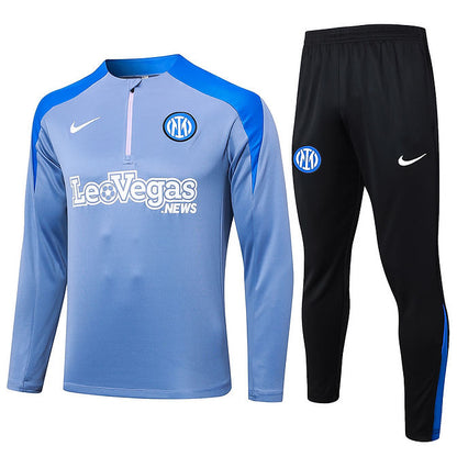 Inter Milan Half Zip 2024/2025 Training Kit - Retro Shirt Stories