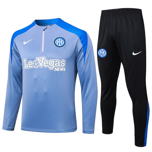 Inter Milan Half Zip 2024/2025 Training Kit - Retro Shirt Stories