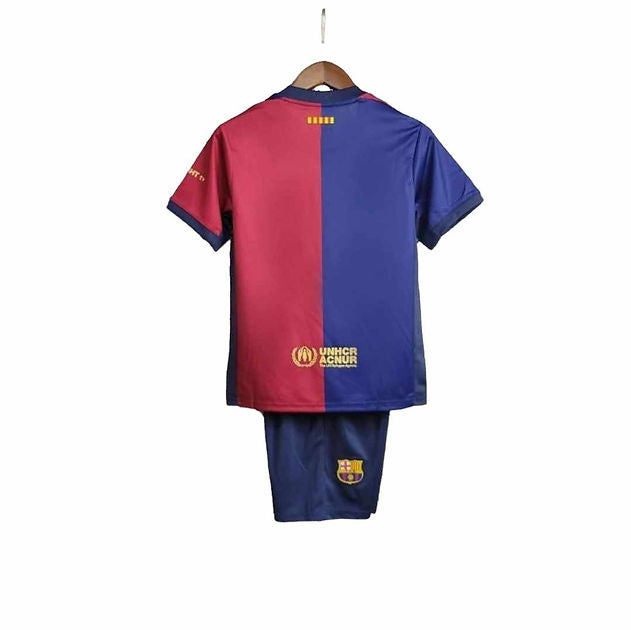 Barcelona Home Kids Kit 2024/2025 - Retro Shirt Stories