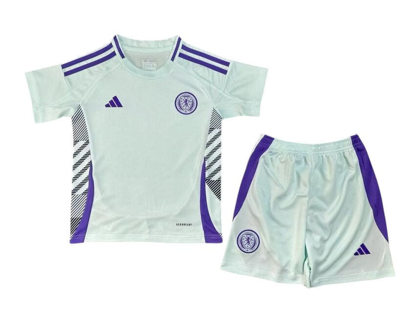 Scotland Away Kids Kit 2024 - Retro Shirt Stories