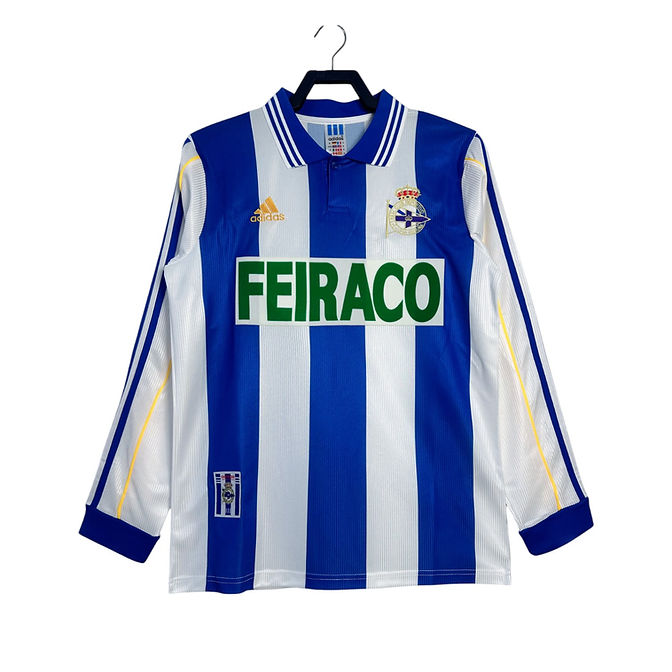 Retro Deportivo La Coruna LS Home Shirt 1999/2000 - Retro Shirt Stories