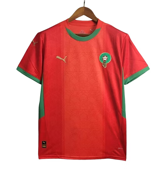 Morocco Home Shirt 2024 - Retro Shirt Stories