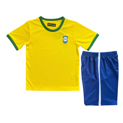 Retro Brazil Home Kids Kit 1970 - Retro Shirt Stories