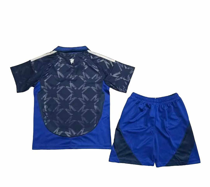 Manchester United Away Kids Kit 2024/2025 - Retro Shirt Stories