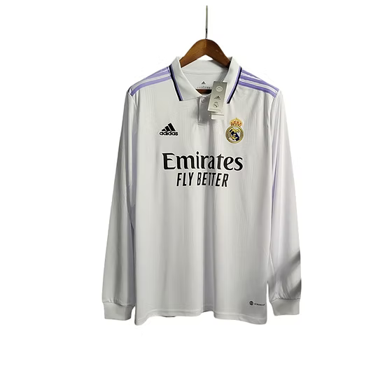 Real Madrid LS Home Shirt 2022/2023 - Retro Shirt Stories