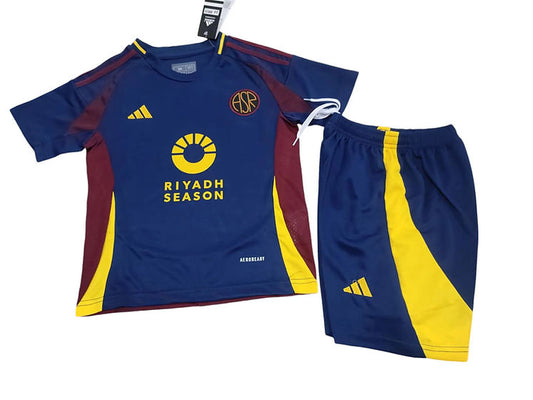 Roma 3rd Kids Kit 2024/2025 - Retro Shirt Stories