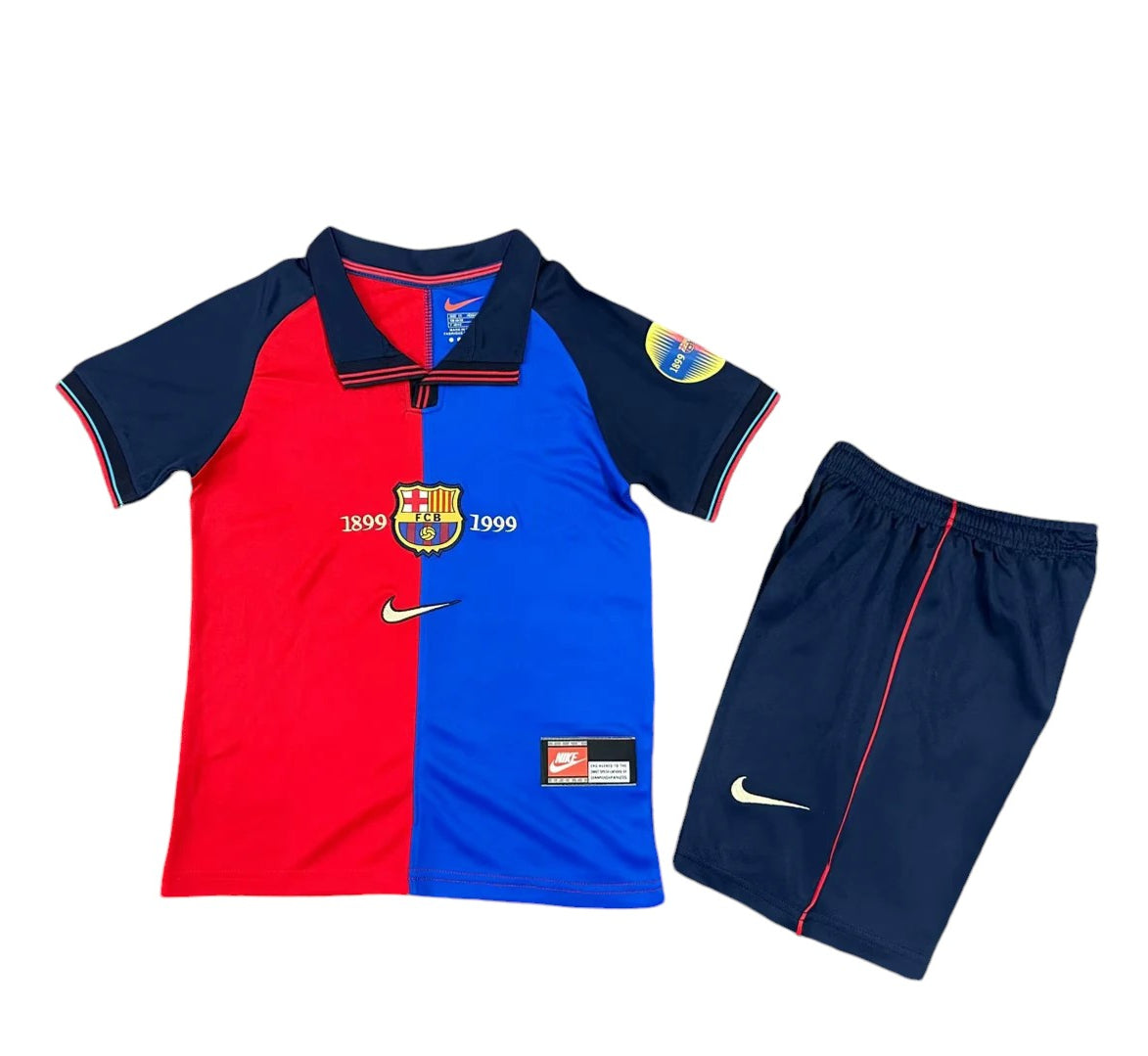 Retro Barcelona Home Kids Kit 1999/2000 - Retro Shirt Stories