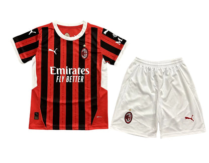 AC Milan Home Kids Kit 2024/2025 - Retro Shirt Stories