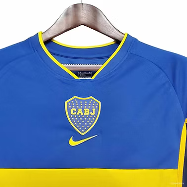 Retro Boca Juniors Home Shirt 2001/2002 - Retro Shirt Stories