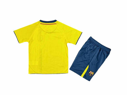 Retro Barcelona Away Kids Kit 2008/2009 - Retro Shirt Stories