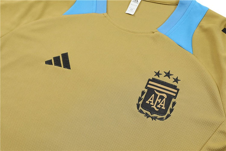 Argentina 2024/2025 Training Kit Gold - Retro Shirt Stories