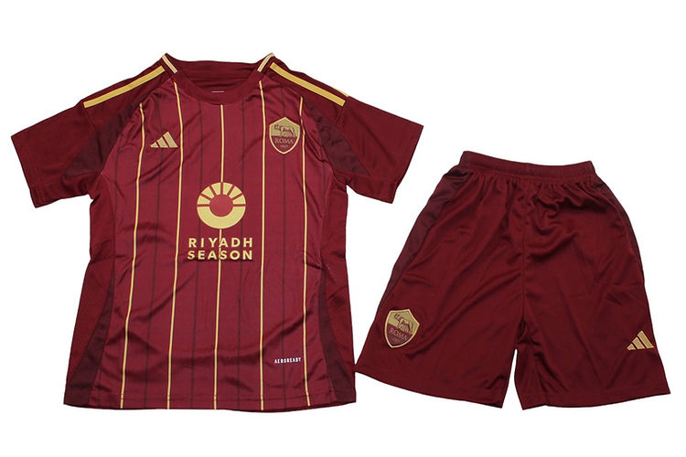 Roma Home Kids Kit 2024/2025 - Retro Shirt Stories