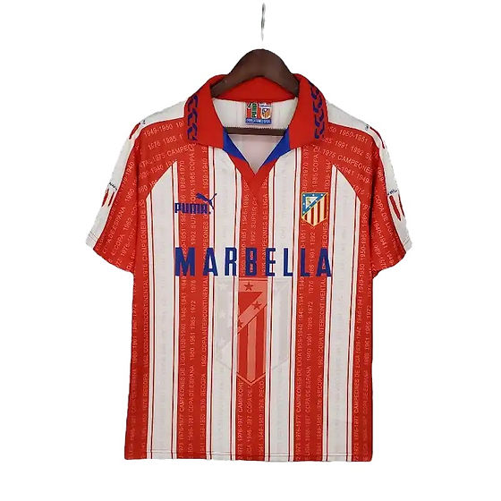 Retro Atlético Madrid Home Shirt 1995/1996 - Retro Shirt Stories
