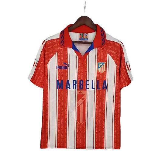 Retro Atlético Madrid Home Shirt 1995/1996 - Retro Shirt Stories