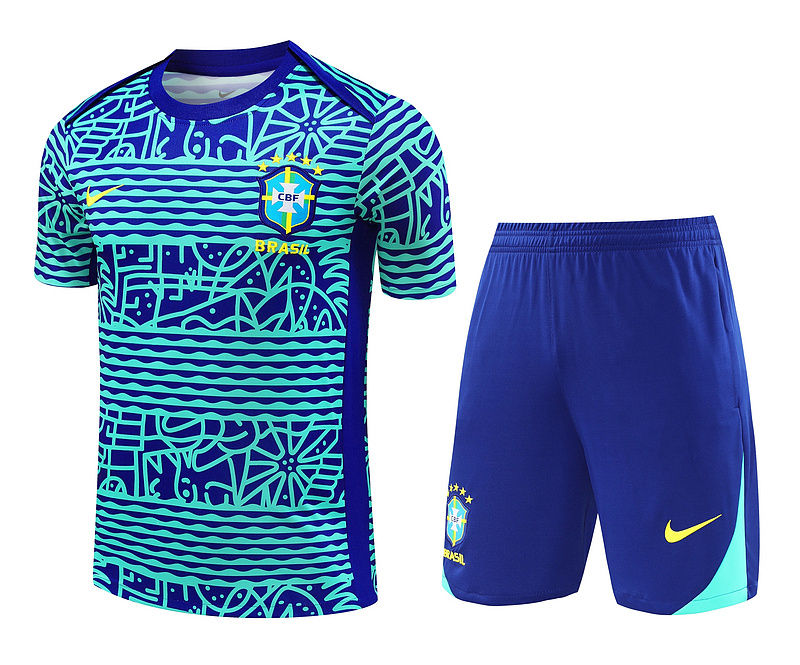 Brazil 2024/2025 Training Kit Blue - Retro Shirt Stories