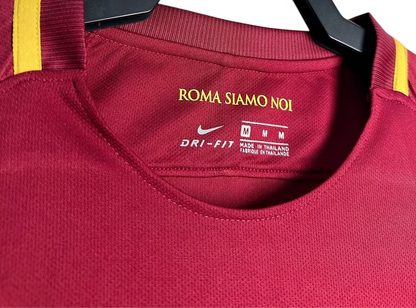 Retro Roma LS Home Shirt 2017/2018 - Retro Shirt Stories