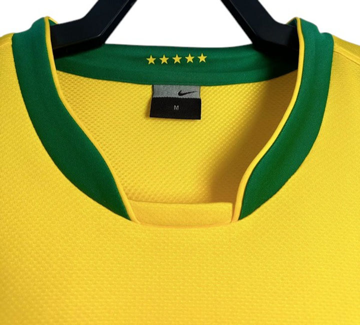 Retro Brazil LS Home Shirt 2006 - Retro Shirt Stories