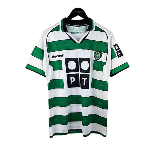 Retro Sporting Lisbon Home Shirt 2000/2001 - Retro Shirt Stories