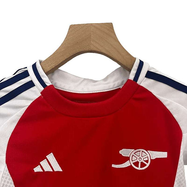 Arsenal Home Kids Kit 2024/2025 - Retro Shirt Stories