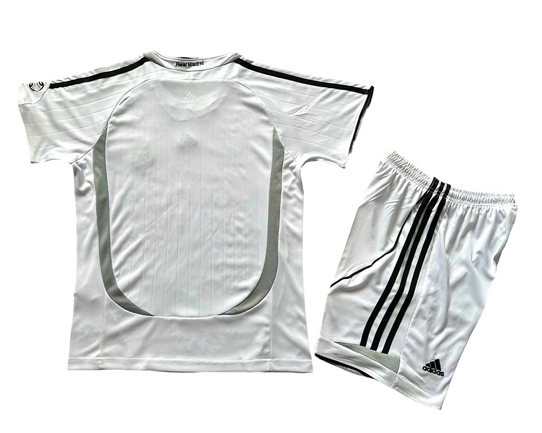 Retro Real Madrid Home Kids Kit 2006/2007 - Retro Shirt Stories