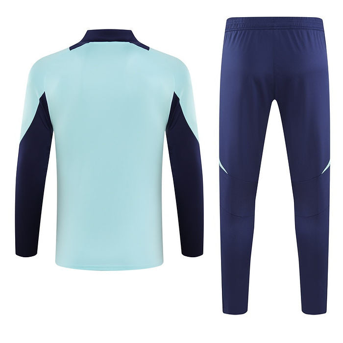 Arsenal Half Zip 2024/2025 Training Kit Blue - Retro Shirt Stories