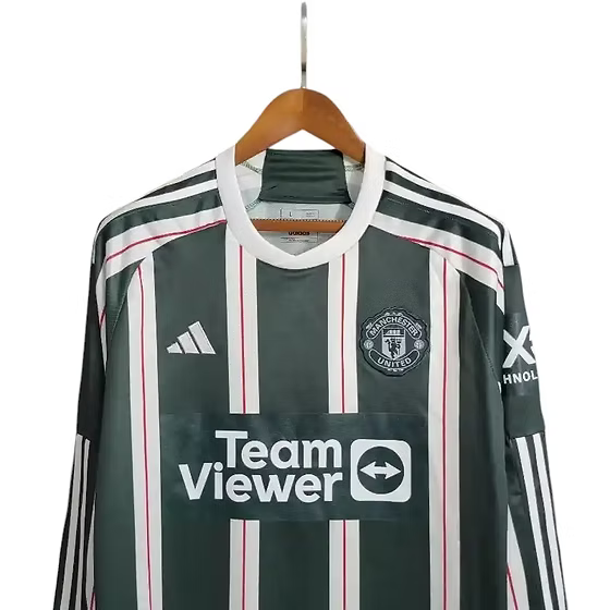 Manchester United Away LS Shirt 2023/2024 - Retro Shirt Stories