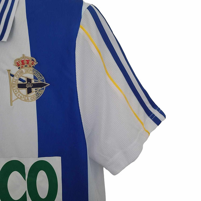 Retro Deportivo La Coruna Home Shirt 1999/2000 - Retro Shirt Stories
