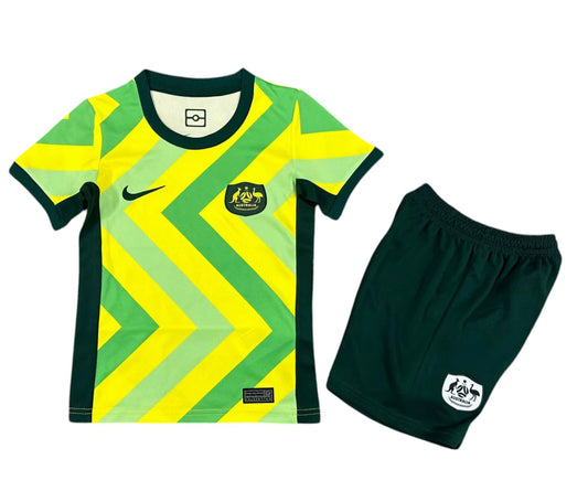 Australia Home Kids Kit 2025 - Retro Shirt Stories