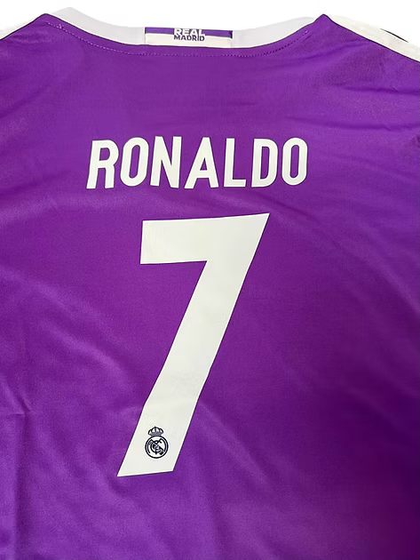 Retro Real Madrid LS Away Kids Kit 2016/2017 - Retro Shirt Stories