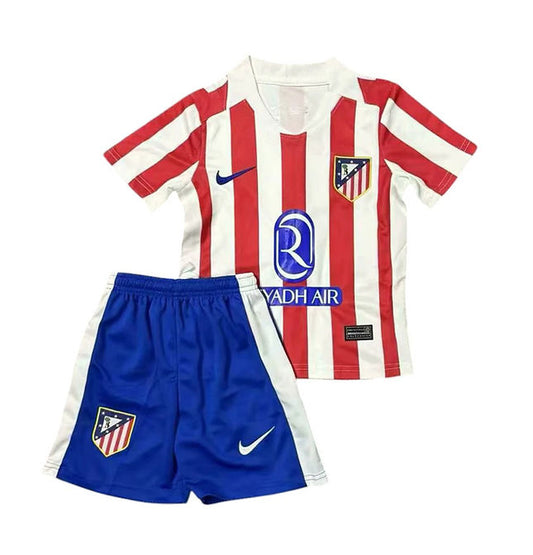 Atlético Madrid Home Kids Kit 2025/2026 - Retro Shirt Stories