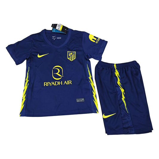 Atlético Madrid Away Kids Kit 2025/2026 - Retro Shirt Stories