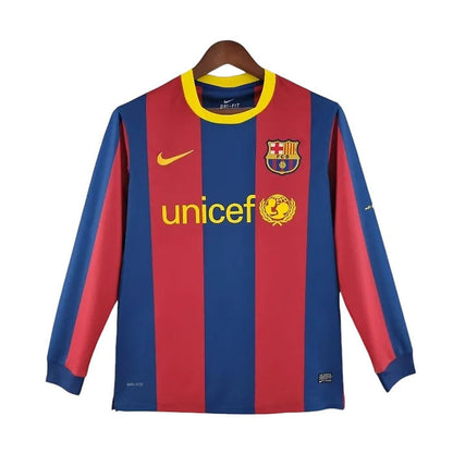 Retro Barcelona LS Home Shirt 2010/2011 - Retro Shirt Stories