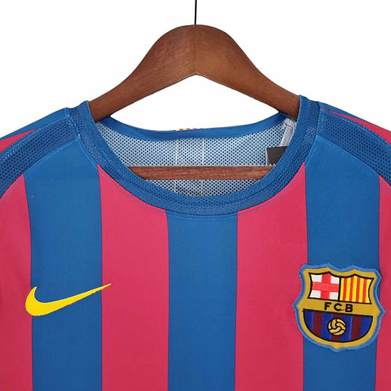 Retro Barcelona LS Home Shirt 2005/2006 - Retro Shirt Stories
