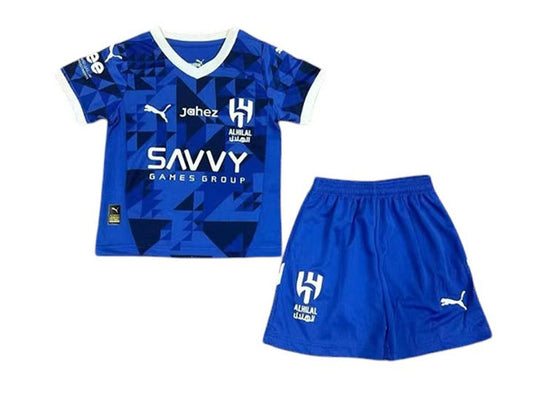 Al-Hilal Home Kids Kit 2024/2025 - Retro Shirt Stories