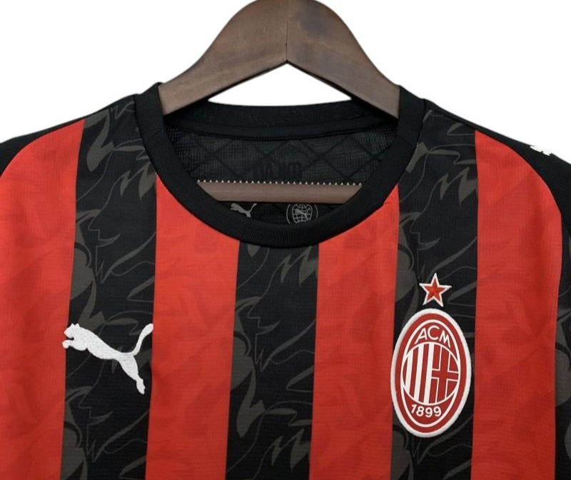 AC Milan Home Shirt 2025/2026 - Retro Shirt Stories