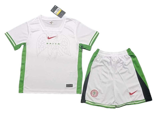 Nigeria Away Kids Kit 2024 - Retro Shirt Stories