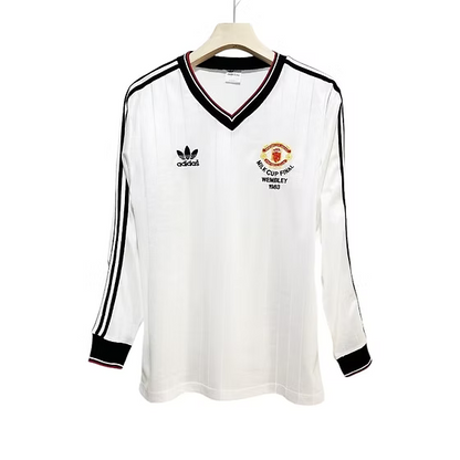 Retro Manchester United LS Away Shirt (FA Final edition) 1983 - Retro Shirt Stories