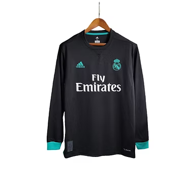 Retro Real Madrid Away LS Shirt 2017/2018 - Retro Shirt Stories