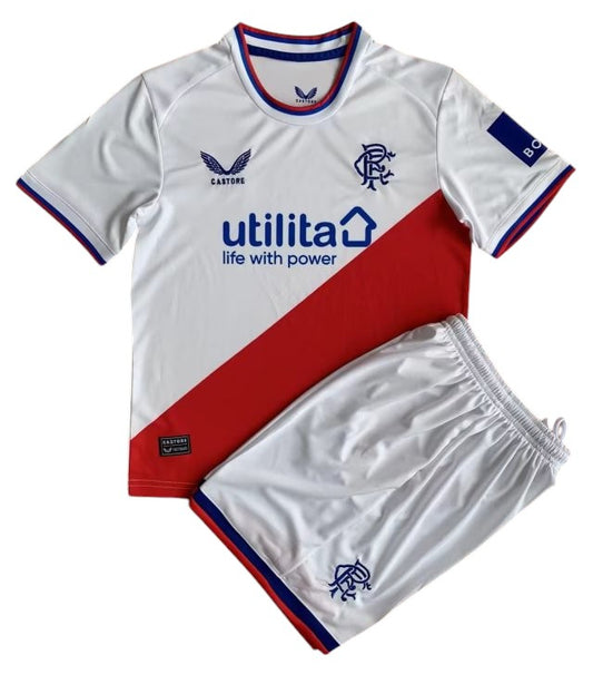 Rangers Away Kids Kit 2022/2023 - Retro Shirt Stories