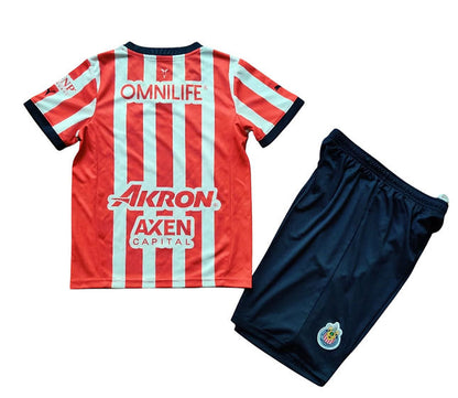 Chivas Home Kids Kit 2024/2025 - Retro Shirt Stories