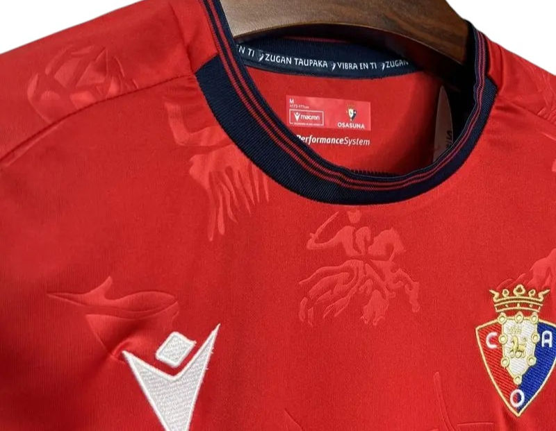 Osasuna Home Shirt 2024/2025 - Retro Shirt Stories